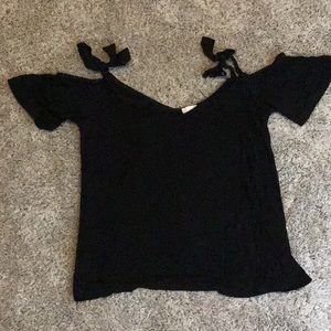Women’s black t-shirt
